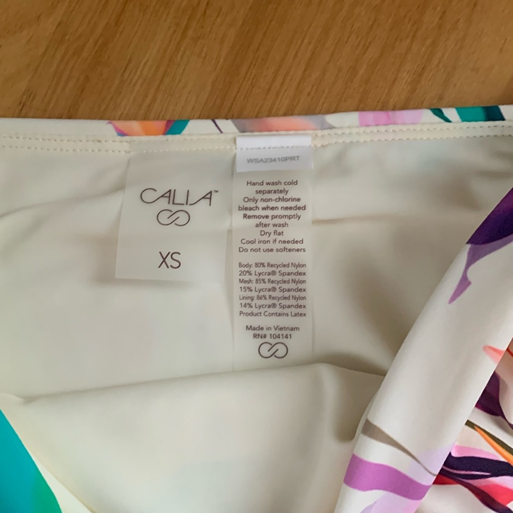 Calia Carrie Underwood Swim Collection High Rise Bottoms Ruched Sides NWT sz XS - Picture 4 of 7